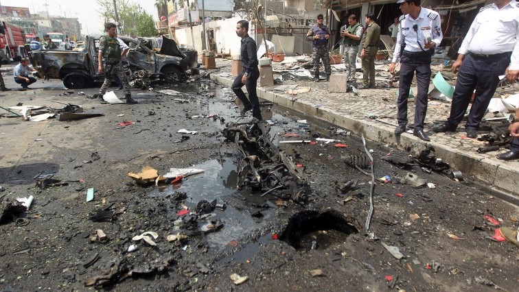  Bomb blast south of Baghdad, 10 casualties