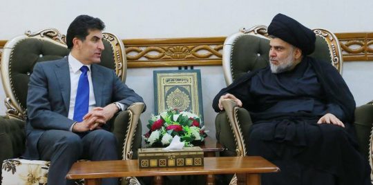  Sadr, Kurdish delegation press for forming new government soon