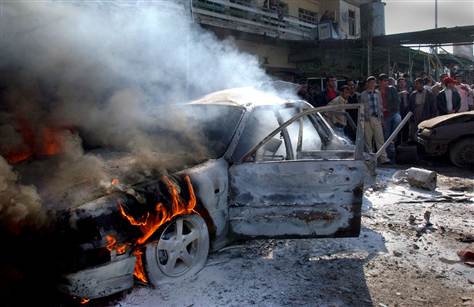  Car bomb explosion near Fallujah leaves casualties