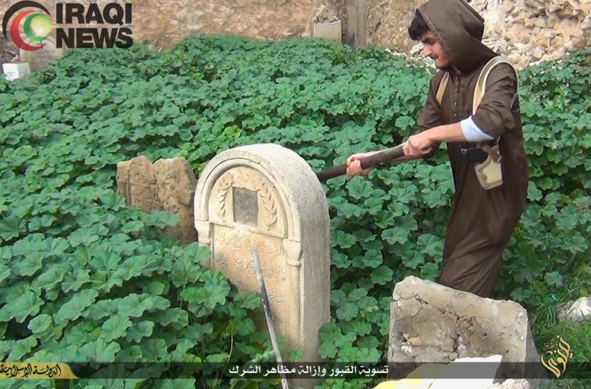  ISIS destroys ancient Christian cemeteries, converts church into a military office in Nineveh