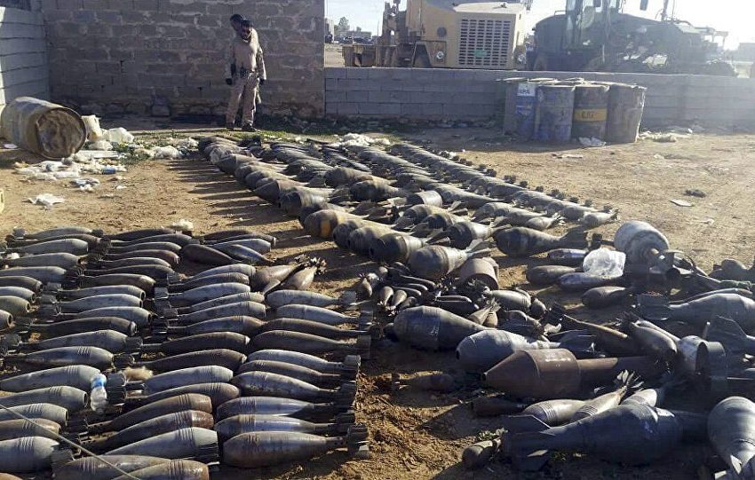  Large cache of explosives, mortar shells found in Baghdad