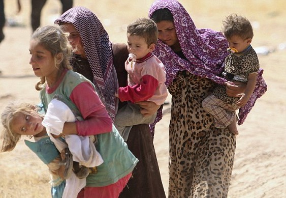  350 people escape from ISIS and resort to Peshmerga forces in Makhmur