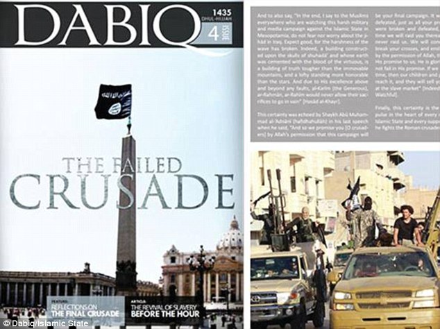  URGENT: ISIS threatens to invade Rome and fly its flag over the Vatican