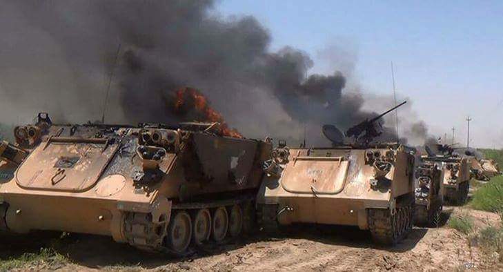  Al-Hashd al-Turkmani destructs 2 Peshmerga tanks in Tuz