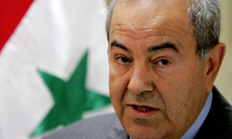  Allawi urges national meeting in Iraq over new government lineup