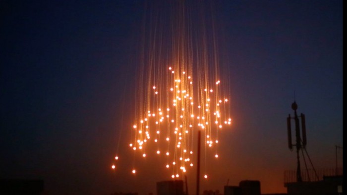  Once more, US-led coalition showers Raqqa with white phosphorus