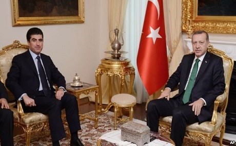  Barzani meets Erdogan and Davutoglu in Istanbul to discuss bilateral relations