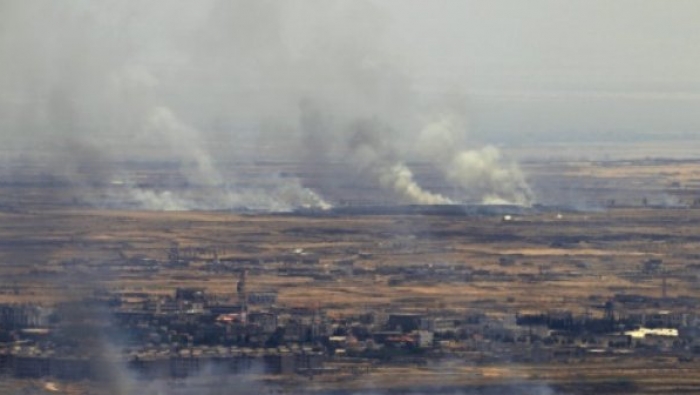  Israel and Syria: Israeli aircraft conducts airstrikes on Western Daraa