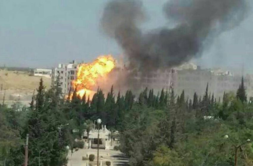  Photos: Violent blast hits Idlib Municipal Stadium, over 10 casualties