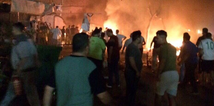 Photos: Blast in Karada in central Baghdad, 29 casualties