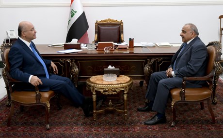  Iraqi president, premier discuss regional, int’l developments
