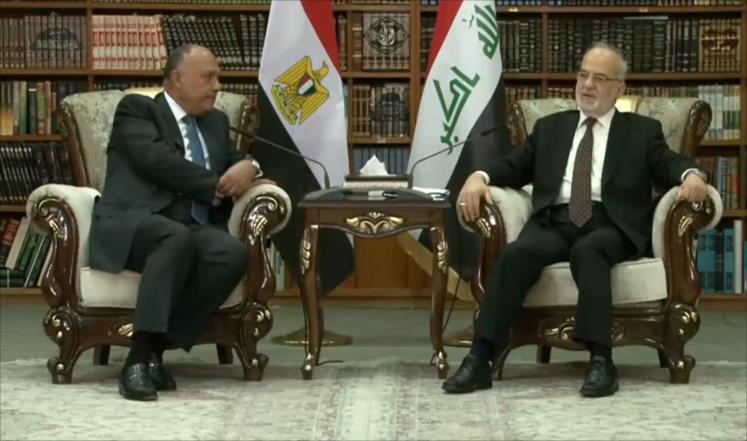  Egypt, Iraq FMs discuss bilateral relations, Arab issues in Cairo