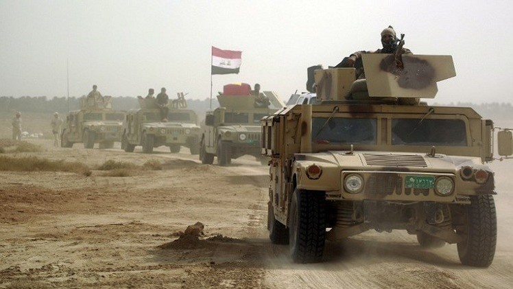  Military reinforcements arrive in Assad base to participate in liberating Heet City, Anbar