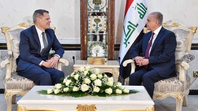  Iraqi foreign minister receives credentials of new US ambassador