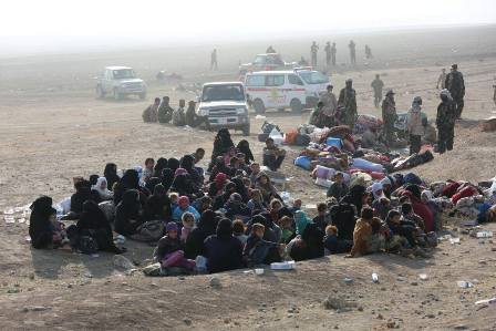  Photos: Badr Organization free 23 families used as human shields by ISIS