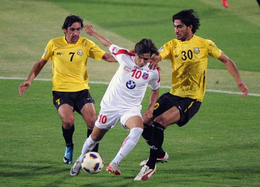  AFC Cup semi-final match in Kuwait City between Iraq  –  Kuwait ends in 3-3 draw