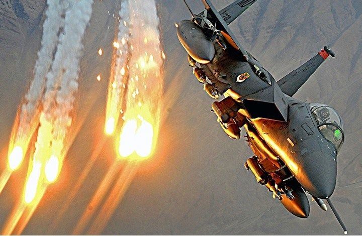  Coalition forces launch air strikes on vital sites for ISIS in Kirkuk