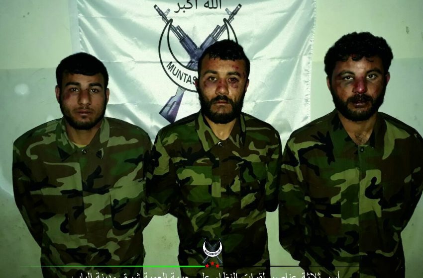  Syrian opposition captures 3 regime soldiers near al-Bab, Aleppo