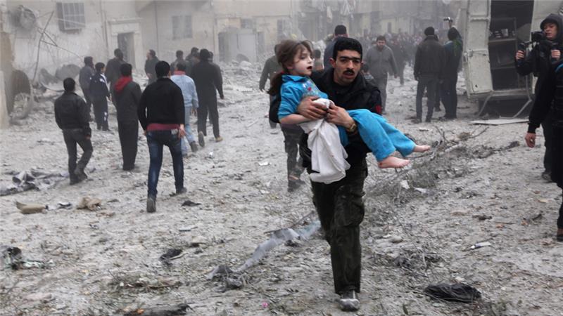  US-led airstrikes on Syria kill dozens of civilians including children