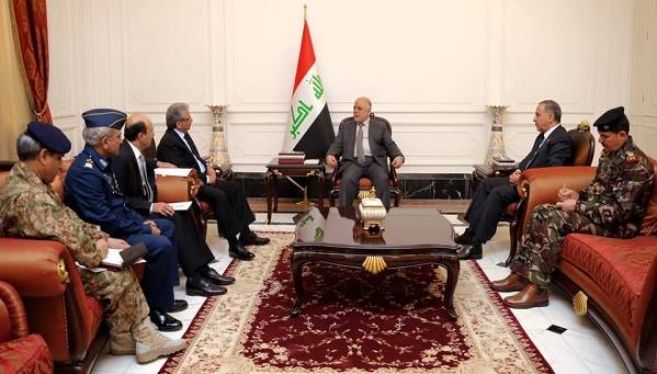  Abadi meets Pakistani Military Production Minister to discuss military and security cooperation
