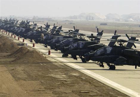  Washington considers deployment of Apache helicopters in Iraq, says US newspaper