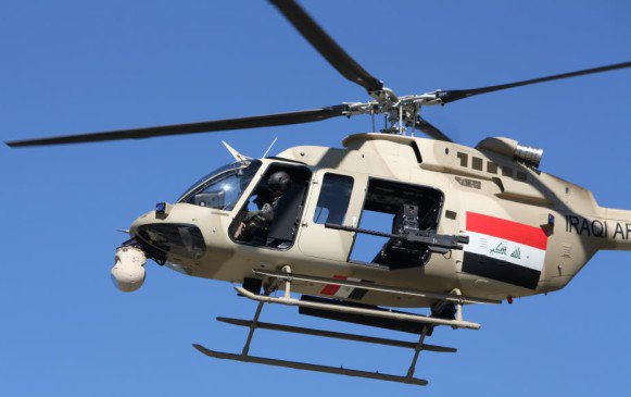  URGENT: Iraqi military helicopter falls in Wasit Province
