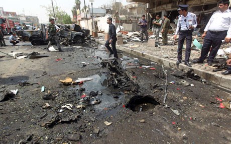  10 civilian killed, wounded in bomb blast north of Baghdad