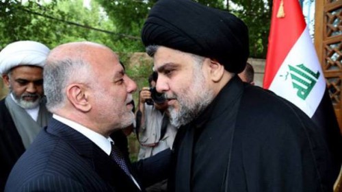  Abadi meets al-Sadr in Attaba Kadhimiya