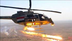  Iraqi Army Aviation kills 60 ISIS elements in the city of Fallujah