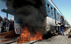  Fire breaks out in train heading from Baghdad to Basra