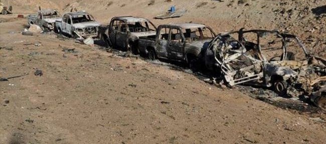  25 ISIS elements killed, 6 vehicles destroyed east of Ramadi