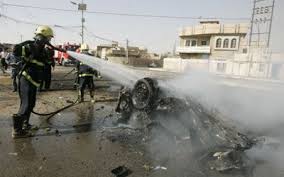  8 people killed, wounded in bomb blast in central Baghdad
