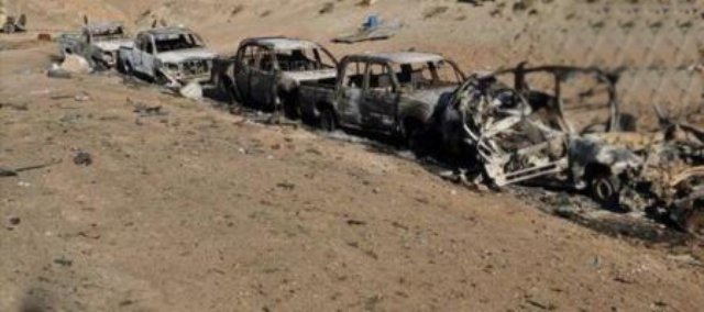  Iraqi Air Force destroys ISIS convoy in al-Fatha, 20 militants killed