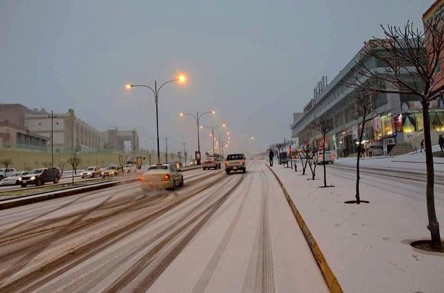  Photos: Snow covers Sulaymaniyah city