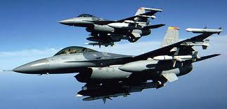  Iraqi F16 fighter jets bombard ISIS militants in Heet