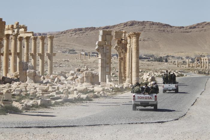  Russian air strikes force Islamic State retreat in Syria’s Palmyra: monitor