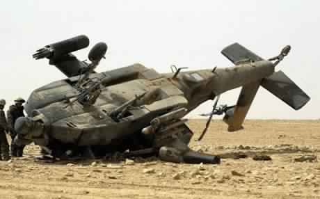  Iraqi military helicopter falls south of Iraq