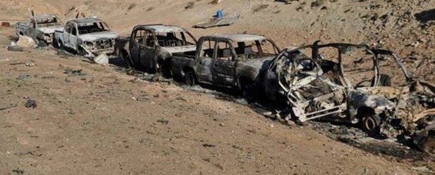  Islamic State convoy destroyed, two leaders executed in western Anbar
