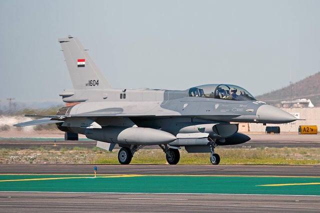  Iraqi F-16 fighter jets destroy ISIS booby-trapping laboratory in Qaim