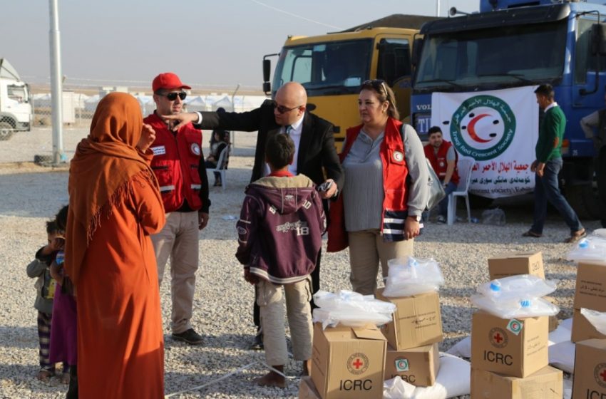  Red Crescent camps received 26,000 refugees from Nineveh
