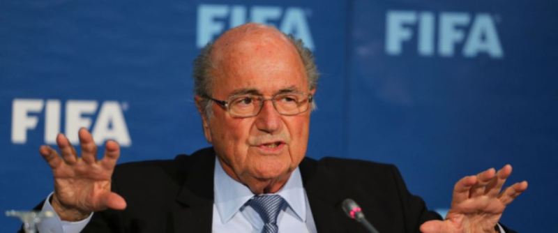  Blatter announces his resignation from the presidency of FIFA
