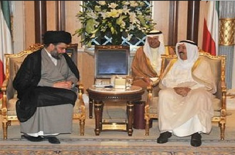  Kuwaiti Amir receives Muqtada al-Sadr and Bahr al-Ulum