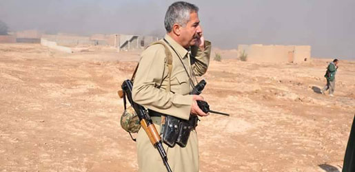  Exclusive photos: Major General of Peshmerga killed in bomb explosion south of Kirkuk