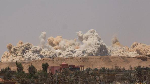  ISIS militants completely blow up Ramadi Olympic Stadium in Anbar