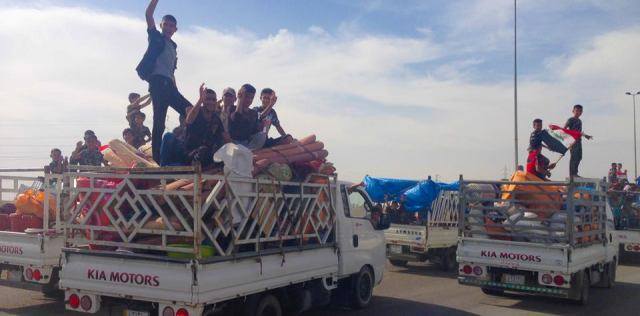  155 displaced families return to their homes in Jalula northeast of Baqubah
