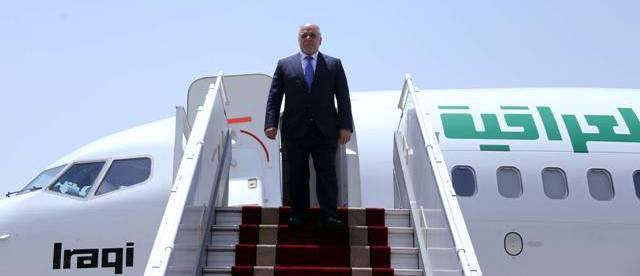  Abadi arrives in Qayyarah, meet with security chiefs