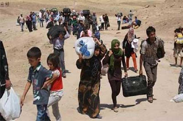 Over 400 families flee from their areas northeast of Makhmour, Nineveh