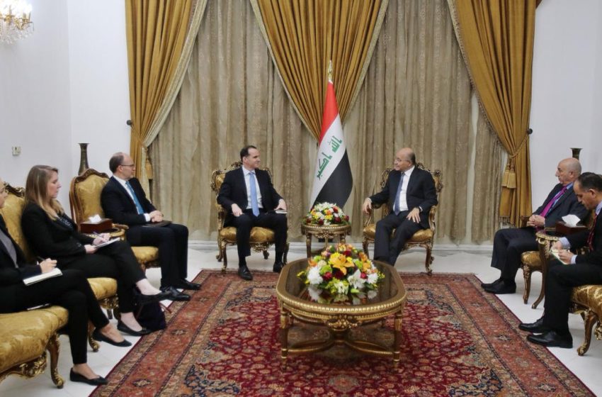  Iraqi president meets Trump envoy in Baghdad