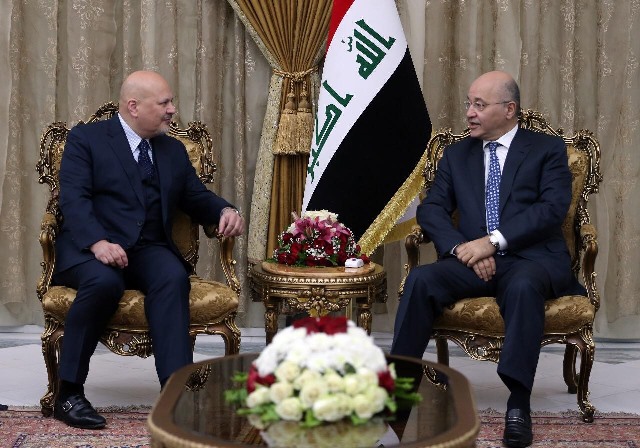  Iraqi president urges faster documentation of Islamic State crimes in Iraq