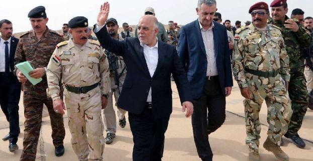  Abadi arrives to Habbaniyah Base east of Ramadi